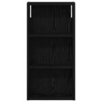 vidaXL Kúpeľňová nástenná skriňa Nástenný Čierny Dub 30 x 10 x 60,5 cm – Obrázok 6