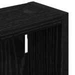 vidaXL Kúpeľňová nástenná skriňa Nástenný Čierny Dub 30 x 10 x 60,5 cm – Obrázok 9