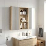 vidaXL Kúpeľňová nástenná skriňa Nástenný Sonoma dub 30 x 10 x 60,5 cm – Obrázok 4