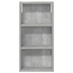 vidaXL Kúpeľňová nástenná skriňa Betónovo Sivá 30 x 10 x 60,5 cm – Obrázok 6