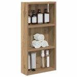 vidaXL Kúpeľňová nástenná skriňa Remeselnícky dub 30 x 10 x 60,5 cm – Obrázok 3