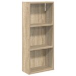 vidaXL Kúpeľňová nástenná skriňa s poličkou Sonoma dub 30 x 14 x 70 cm – Obrázok 2