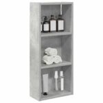 vidaXL Kúpeľňová nástenná skriňa Betónovo Sivá 30 x 14 x 70 cm – Obrázok 3