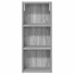 vidaXL Kúpeľňová nástenná skriňa Nástenný Sivá Sonoma 30 x 14 x 70 cm – Obrázok 6