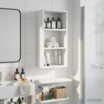 vidaXL Kúpeľňová nástenná skriňa s poličkou Biely 30 x 16 x 62,5 cm – Obrázok 4