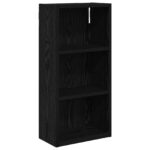 vidaXL Kúpeľňová nástenná skriňa Nástenný Čierny Dub 30 x 16 x 62,5 cm – Obrázok 2