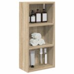 vidaXL Kúpeľňová nástenná skriňa Nástenný Sonoma dub 30 x 16 x 62,5 cm – Obrázok 3