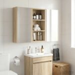vidaXL Kúpeľňová nástenná skriňa Nástenný Sonoma dub 30 x 16 x 62,5 cm – Obrázok 4