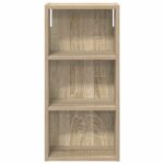 vidaXL Kúpeľňová nástenná skriňa Nástenný Sonoma dub 30 x 16 x 62,5 cm – Obrázok 6