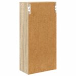 vidaXL Kúpeľňová nástenná skriňa Nástenný Sonoma dub 30 x 16 x 62,5 cm – Obrázok 8
