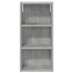 vidaXL Kúpeľňová nástenná skriňa Betónovo Sivá 30 x 16 x 62,5 cm – Obrázok 6