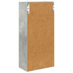 vidaXL Kúpeľňová nástenná skriňa Betónovo Sivá 30 x 16 x 62,5 cm – Obrázok 8
