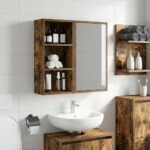 vidaXL Kúpeľňová nástenná skriňa Nástenný Údený Dub 30 x 16 x 62,5 cm – Obrázok 5