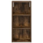 vidaXL Kúpeľňová nástenná skriňa Nástenný Údený Dub 30 x 16 x 62,5 cm – Obrázok 6