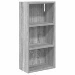 vidaXL Kúpeľňová nástenná skriňa Sivá Sonoma 30 x 16 x 62,5 cm – Obrázok 2