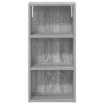 vidaXL Kúpeľňová nástenná skriňa Sivá Sonoma 30 x 16 x 62,5 cm – Obrázok 6