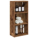 vidaXL Kúpeľňová nástenná skriňa Staré drevo 30 x 16 x 62,5 cm – Obrázok 3