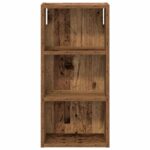 vidaXL Kúpeľňová nástenná skriňa Staré drevo 30 x 16 x 62,5 cm – Obrázok 6