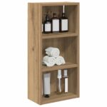 vidaXL Kúpeľňová nástenná skriňa Remeselnícky dub 30 x 16 x 62,5 cm – Obrázok 3