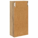 vidaXL Kúpeľňová nástenná skriňa Remeselnícky dub 30 x 16 x 62,5 cm – Obrázok 8