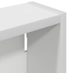 vidaXL Kúpeľňová nástenná skriňa s poličkou Biely 40 x 10 x 50 cm – Obrázok 9