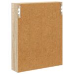 vidaXL Kúpeľňová nástenná skriňa s poličkou Sonoma dub 40 x 10 x 50 cm – Obrázok 8