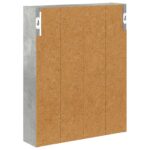 vidaXL Kúpeľňová nástenná skriňa Betónovo Sivá 40 x 10 x 50 cm – Obrázok 8