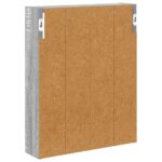 vidaXL Kúpeľňová nástenná skriňa Nástenný Sivá Sonoma 40 x 10 x 50 cm – Obrázok 8