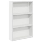 vidaXL Kúpeľňová nástenná skriňa s poličkou Biely 40 x 10 x 60,5 cm – Obrázok 2