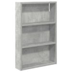 vidaXL Kúpeľňová nástenná skriňa Betónovo Sivá 40 x 10 x 60,5 cm – Obrázok 2