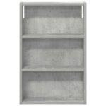 vidaXL Kúpeľňová nástenná skriňa Betónovo Sivá 40 x 10 x 60,5 cm – Obrázok 6