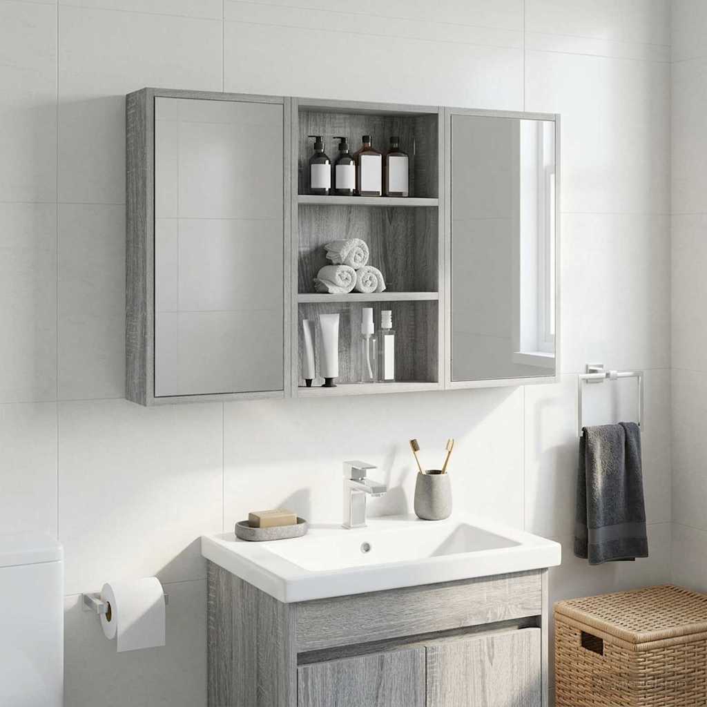 889356_1.jpg vidaXL Kúpeľňová nástenná skriňa Sivá Sonoma 40 x 10 x 60,5 cm – Obrázok 1