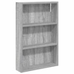vidaXL Kúpeľňová nástenná skriňa Sivá Sonoma 40 x 10 x 60,5 cm – Obrázok 2