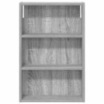 vidaXL Kúpeľňová nástenná skriňa Sivá Sonoma 40 x 10 x 60,5 cm – Obrázok 6