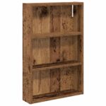 vidaXL Kúpeľňová nástenná skriňa Staré drevo 40 x 10 x 60,5 cm – Obrázok 2