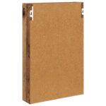 vidaXL Kúpeľňová nástenná skriňa Staré drevo 40 x 10 x 60,5 cm – Obrázok 8
