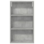 vidaXL Kúpeľňová nástenná skriňa Betónovo Sivá 40 x 14 x 70 cm – Obrázok 6