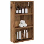 vidaXL Kúpeľňová nástenná skriňa Nástenný Staré drevo 40 x 14 x 70 cm – Obrázok 3