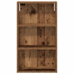 vidaXL Kúpeľňová nástenná skriňa Nástenný Staré drevo 40 x 14 x 70 cm – Obrázok 6