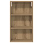 vidaXL Kúpeľňová nástenná skriňa Remeselnícky dub 40 x 14 x 70 cm – Obrázok 6