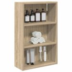 vidaXL Kúpeľňová nástenná skriňa Nástenný Sonoma dub 40 x 16 x 62,5 cm – Obrázok 3