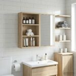 vidaXL Kúpeľňová nástenná skriňa Nástenný Sonoma dub 40 x 16 x 62,5 cm – Obrázok 4