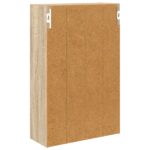 vidaXL Kúpeľňová nástenná skriňa Nástenný Sonoma dub 40 x 16 x 62,5 cm – Obrázok 8