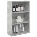 vidaXL Kúpeľňová nástenná skriňa Betónovo Sivá 40 x 16 x 62,5 cm – Obrázok 3