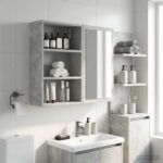 vidaXL Kúpeľňová nástenná skriňa Betónovo Sivá 40 x 16 x 62,5 cm – Obrázok 5