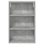 vidaXL Kúpeľňová nástenná skriňa Betónovo Sivá 40 x 16 x 62,5 cm – Obrázok 6