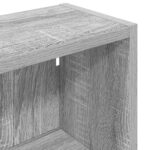 vidaXL Kúpeľňová nástenná skriňa Sivá Sonoma 40 x 16 x 62,5 cm – Obrázok 9