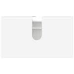 vidaXL Kozmetický stolík do kúpeľne Biela 60 x 35 x 60 cm – Obrázok 8