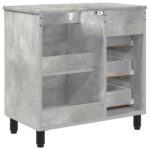 vidaXL Kozmetický stolík do kúpeľne Betónovo sivá 60 x 35 x 60 cm – Obrázok 7