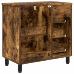 vidaXL Kozmetický stolík do kúpeľne Dymový dub 60 x 35 x 60 cm – Obrázok 7